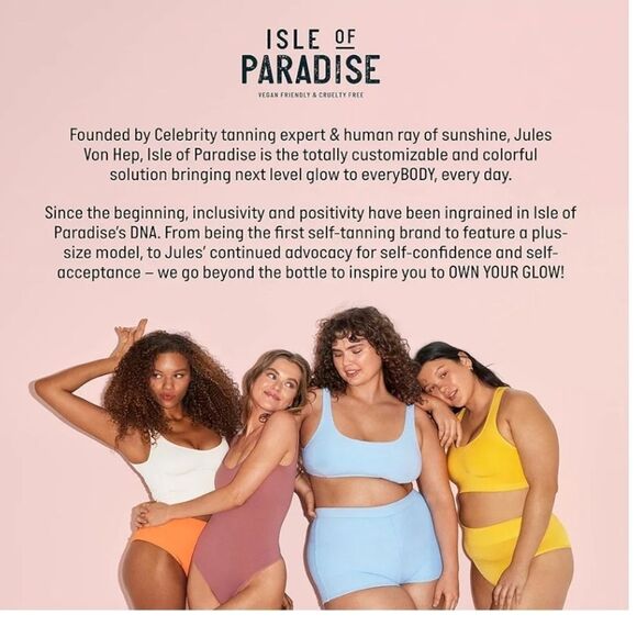 Isle of Paradise Vegan Self Tan Applicator Sunless Tanning Mitt - Picture 4 of 9